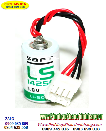 Saft LS14250, Pin nuôi nguồn PLC Saft LS14250 1/2AA 1200mAh Made in France